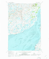 Download a high-resolution, GPS-compatible USGS topo map for Naknek D-4, AK (1981 edition)