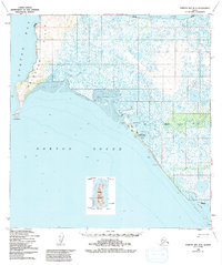 Topo map Norton Bay B-5 Alaska