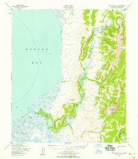 Topo map Norton Bay C-4 Alaska