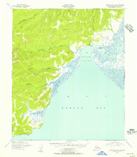 Topo map Norton Bay D-5 Alaska
