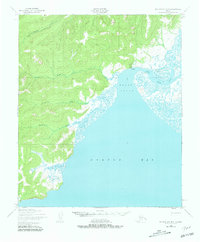 Topo map Norton Bay D-5 Alaska