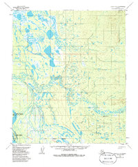 Topo map Nulato D-2 Alaska