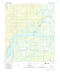 Topo map Nulato D-4 Alaska