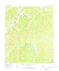 Topo map Nulato D-5 Alaska