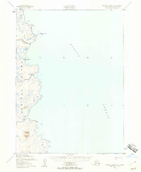 Topo map Nunivak Island A-2 Alaska