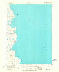 Download a high-resolution, GPS-compatible USGS topo map for Nunivak Island A-2, AK (1967 edition)