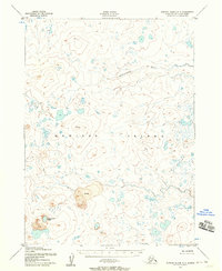 Topo map Nunivak Island A-3 Alaska
