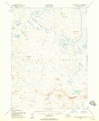 Topo map Nunivak Island A-4 Alaska