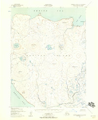 Topo map Nunivak Island A-6 Alaska