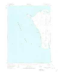Download a high-resolution, GPS-compatible USGS topo map for Nunivak Island A-7, AK (1974 edition)
