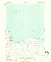 Topo map Nunivak Island B-3 Alaska