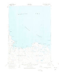 Topo map Nunivak Island B-3 Alaska