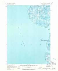 Topo map Nunivak Island D-1 Alaska