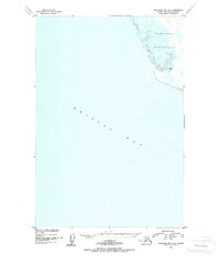 Topo map Nushagak Bay B-4 Alaska