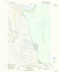 Topo map Nushagak Bay C-3 Alaska