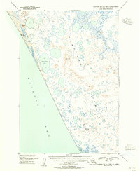 Topo map Nushagak Bay C-4 And C-5 Alaska