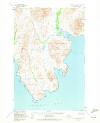 Download a high-resolution, GPS-compatible USGS topo map for Nushagak Bay D-6, AK (1972 edition)