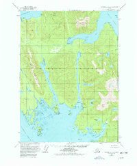 Topo map Petersburg A-2 Alaska