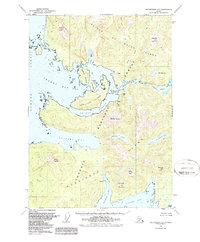 Download a high-resolution, GPS-compatible USGS topo map for Petersburg A-5, AK (1987 edition)