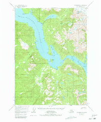 Topo map Petersburg B-1 Alaska