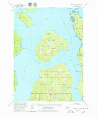 Topo map Petersburg B-2 Alaska
