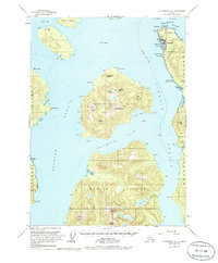 Topo map Petersburg B-2 Alaska