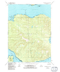 1948 Map of Wrangell County, AK, 1992 Print