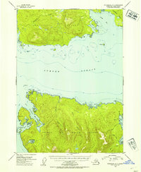Topo map Petersburg B-5 Alaska