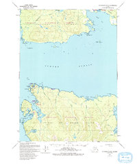 Topo map Petersburg B-5 Alaska