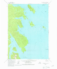 Topo map Petersburg B-6 Alaska