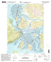 Topo map Petersburg C-2 Alaska