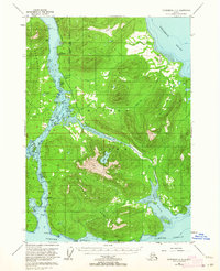 preview thumbnail of historical topo map of Wrangell County, AK in 1953