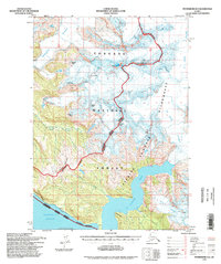 Download a high-resolution, GPS-compatible USGS topo map for Petersburg D-2, AK (1998 edition)