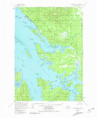 Download a high-resolution, GPS-compatible USGS topo map for Petersburg D-6, AK (1980 edition)