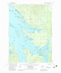 Download a high-resolution, GPS-compatible USGS topo map for Petersburg D-6, AK (1983 edition)