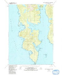 Download a high-resolution, GPS-compatible USGS topo map for Port Alexander A-1, AK (1992 edition)