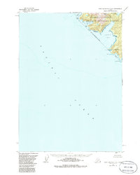 Download a high-resolution, GPS-compatible USGS topo map for Port Alexander A-3, AK (1986 edition)