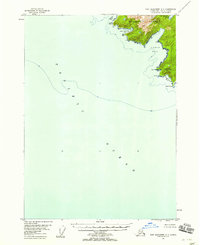 1948 Map of Port Alexander A-3, 1958 Print