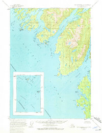 Topo map Port Alexander C-4 Alaska