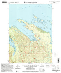 Topo map Port Alexander D-1 Alaska