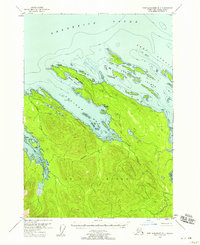 Download a high-resolution, GPS-compatible USGS topo map for Port Alexander D-1, AK (1958 edition)