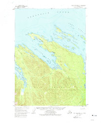 Download a high-resolution, GPS-compatible USGS topo map for Port Alexander D-1, AK (1977 edition)
