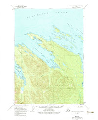 Download a high-resolution, GPS-compatible USGS topo map for Port Alexander D-1, AK (1983 edition)