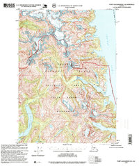 Topo map Port Alexander D-3 Alaska