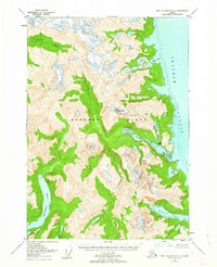 Topo map Port Alexander D-3 Alaska