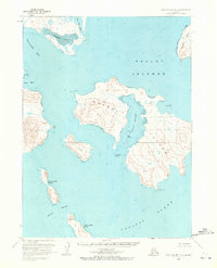 Topo map Port Moller A-6 Alaska