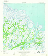 Topo map Saint Michael A-4 Alaska
