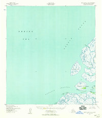 Topo map Saint Michael A-6 Alaska