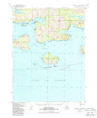 Download a high-resolution, GPS-compatible USGS topo map for Seldovia A-5, AK (1988 edition)