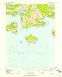 Download a high-resolution, GPS-compatible USGS topo map for Seldovia A-5, AK (1958 edition)